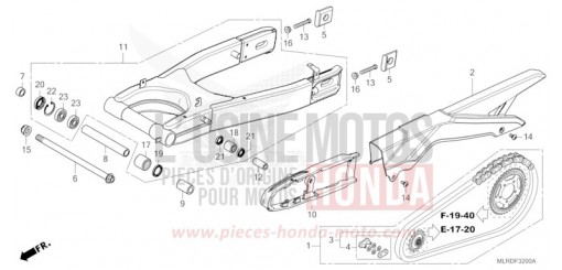 BRAS OSCILLANT CB500XAT de 2026